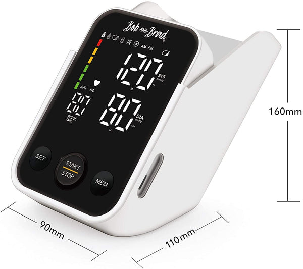 iHealth Ease Wireless Bluetooth Blood Pressure Monitor, Digital Upper Arm  Blood Pressure Cuff Kit -Includes Rechargeable Battery, Accurate Adjustable