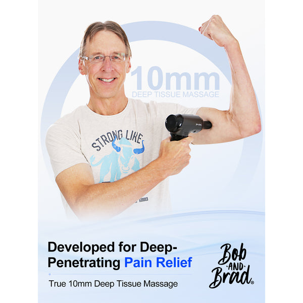 Bob and Brad T2 Percussion Muscle Massage Gun for Athletes Pain Relief Black - Flige