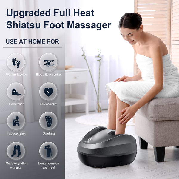 BOB AND BRAD 721 Foot Massager Machine with Heat and Remote - Flige