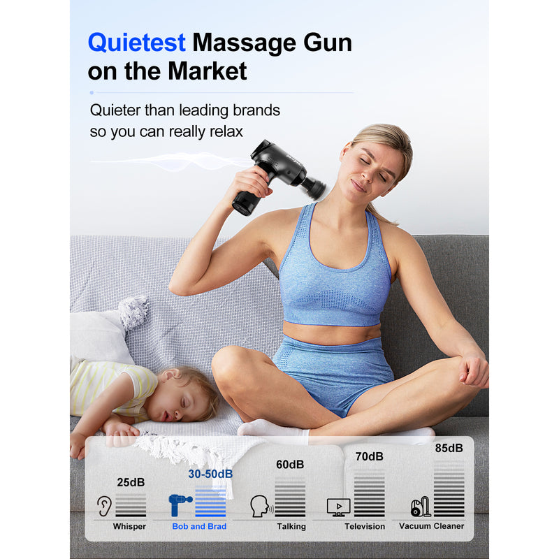 Bob and Brad T2 Massage Gun Percussion Muscle Massage Gun Deep Tissue with 10MM Amplitude (Open Box) - Flige