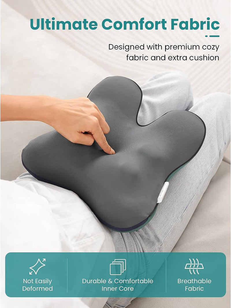 BOB AND BRAD Back & Neck Massager with Heat, Massage Pillow for Pain Relief Deep Tissue - Flige