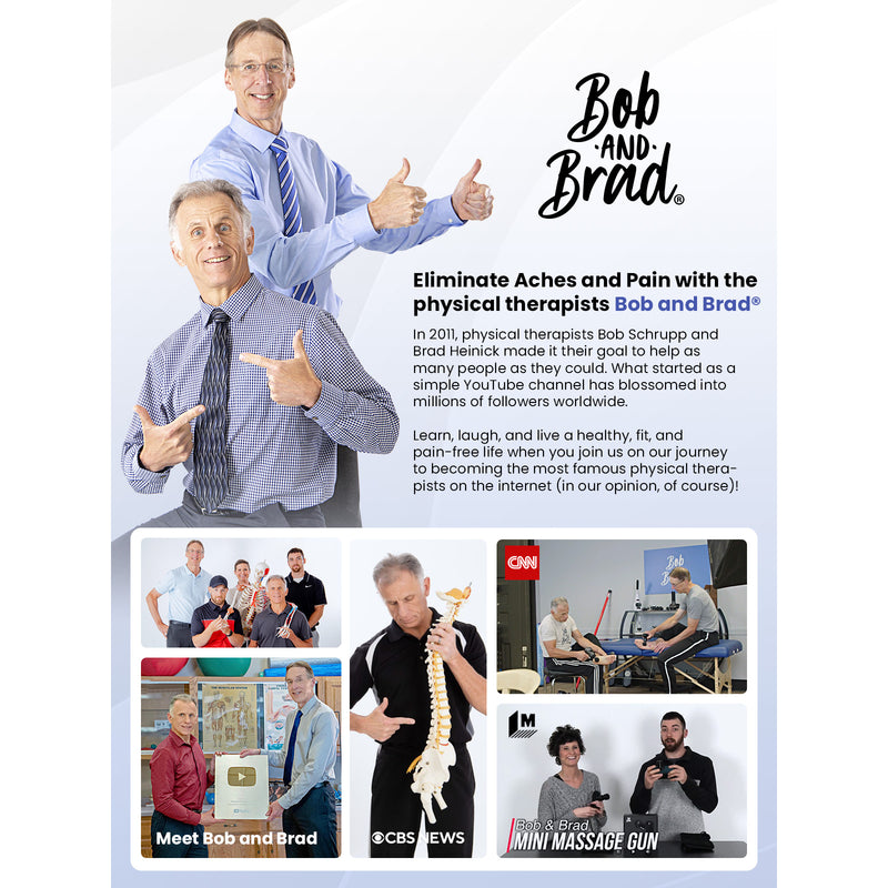 Bob & Brad Q2 Blue Mini Massage Gun Deep Tissue Percussion Handheld Massager for Body Muscle Relief - Flige